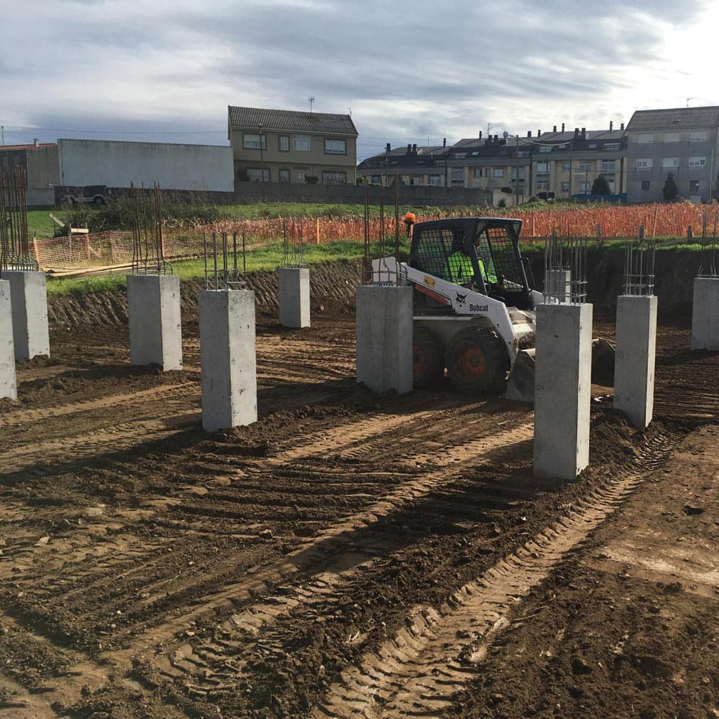 excavaciones y movimientos de tierra en Santiago de Compostela