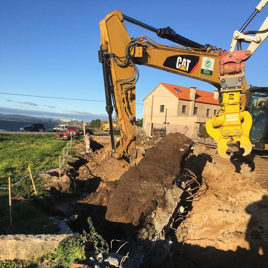 excavaciones y movimientos de tierra en Santiago de Compostela