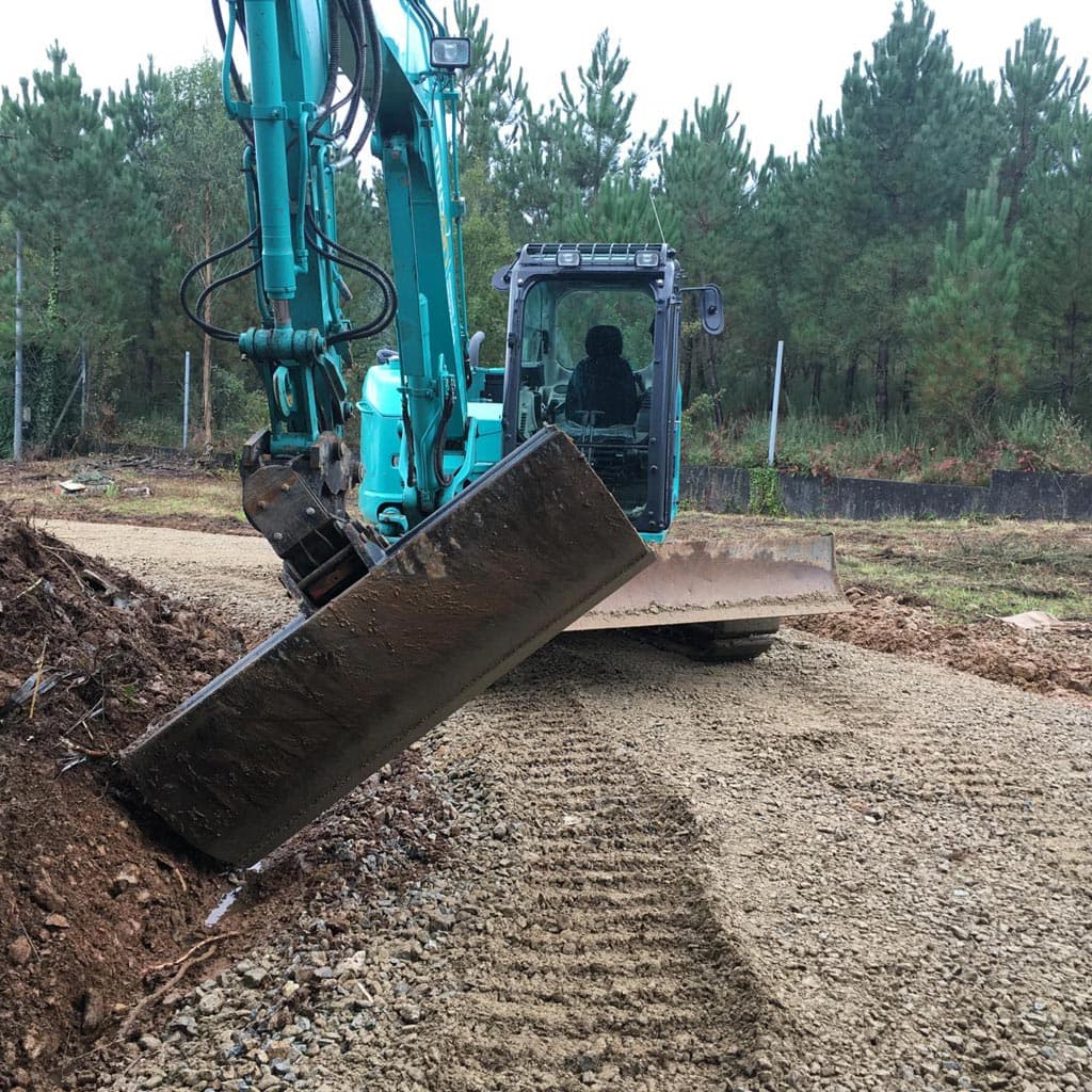excavaciones y movimientos de tierra en Santiago de Compostela