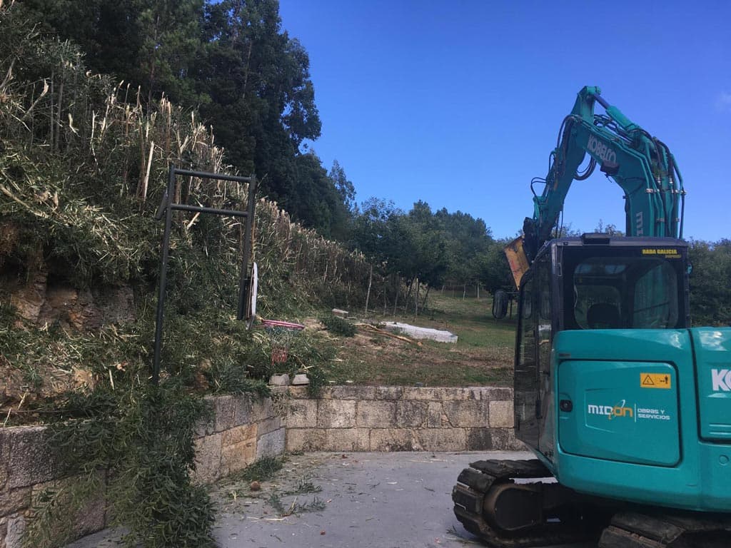 pavimentación en Santiago de Compostela