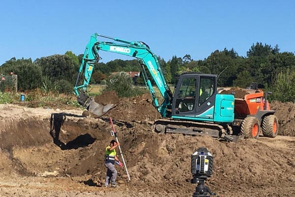 obra civil en Santiago de Compostela